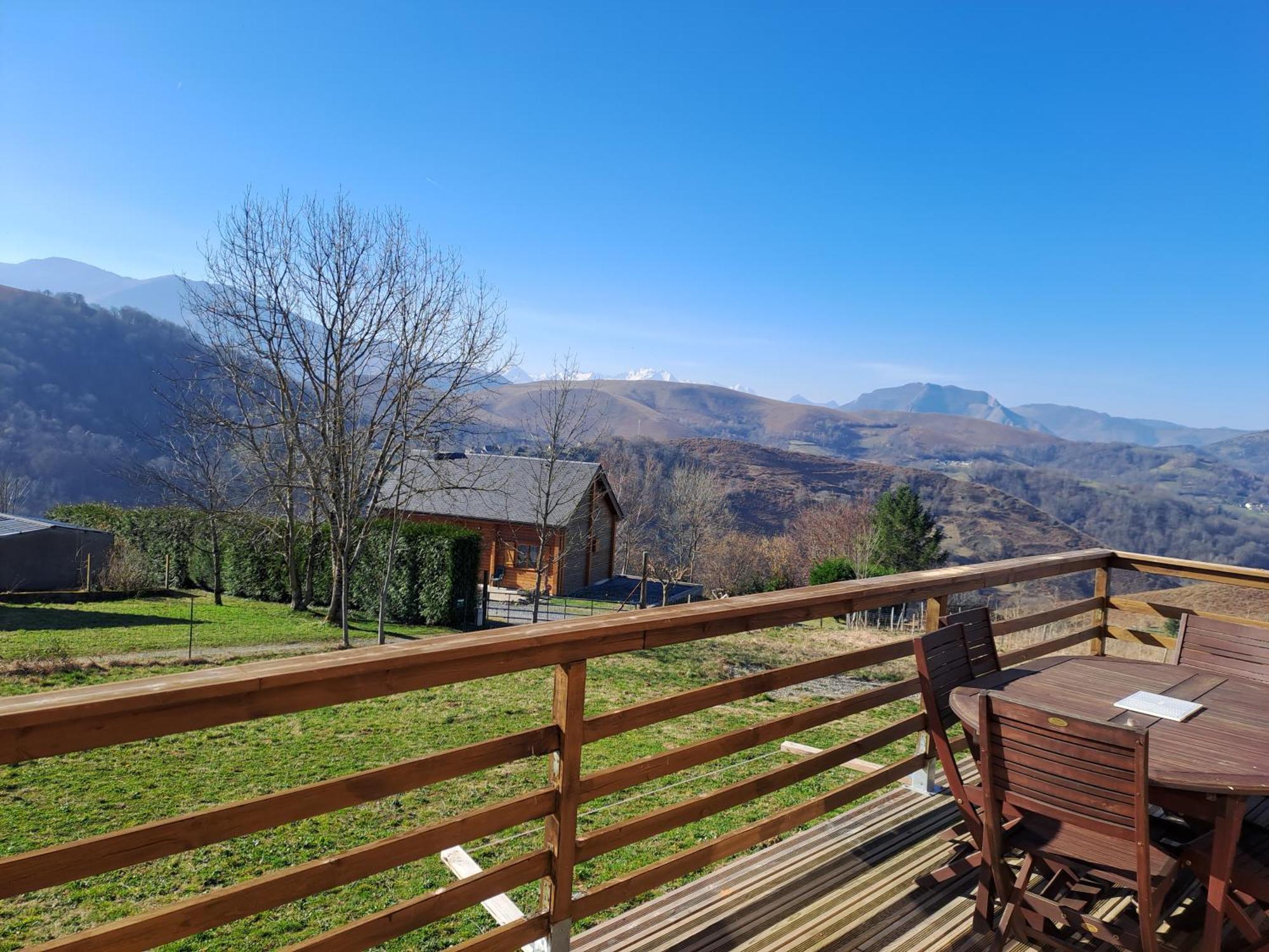 Chalet Dans Les Hautes- Pyrenees Entre Lourdes Et Bagneres Calme Et Vue Magnifique Arrodets-ez-Angles المظهر الخارجي الصورة